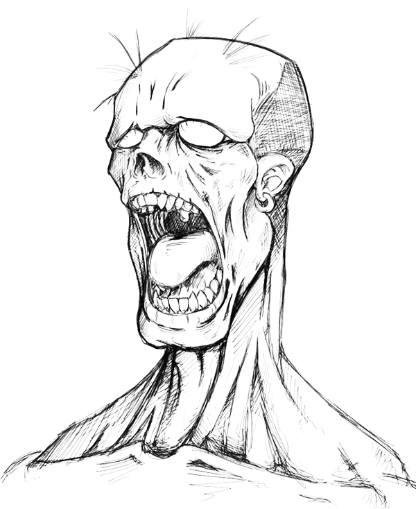 Zombie drawing